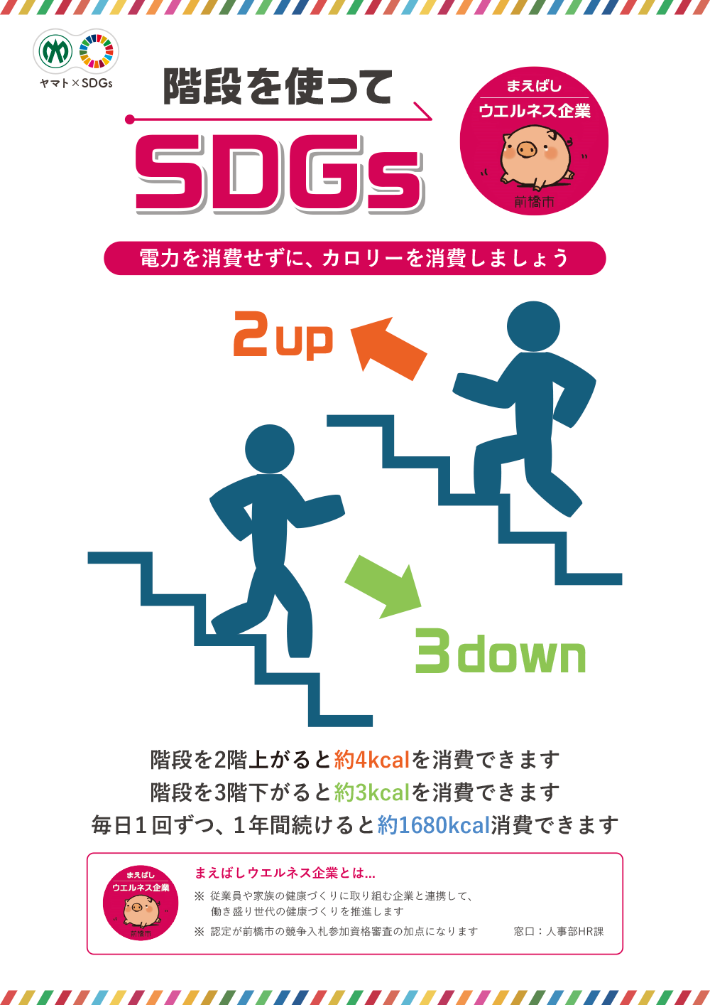 階段使用推奨ポスター